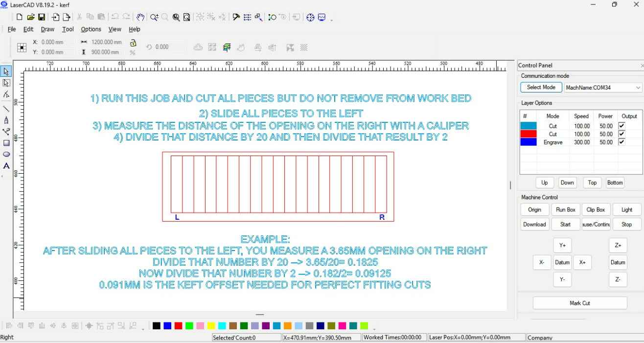 kerf design